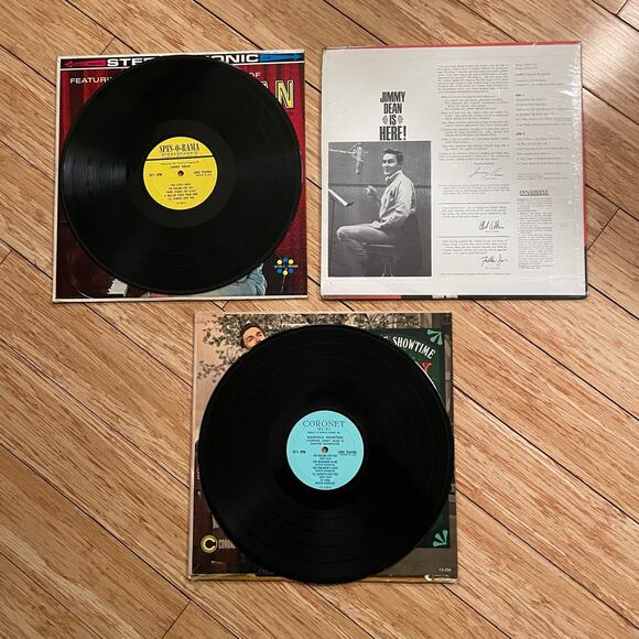 Lot of 3 Jimmy Dean LPs Vintage Vinyl Records Country Albums - Picture 3 of 3